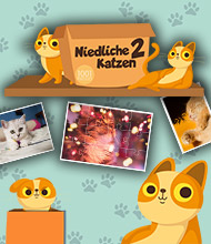 Logik-Spiel: 1001 Puzzles: Niedliche Katzen 2