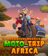 Logik-Spiel: Adventure Mosaics: Moto-Trip Africa