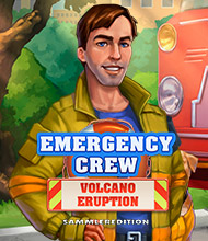 Klick-Management-Spiel: Emergency Crew: Volcano Eruption Sammleredition