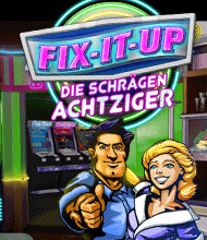 Klick-Management-Spiel: Fix-It-up: Die schrägen Achtziger