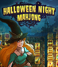 Mahjong-Spiel: Halloween Night Mahjong