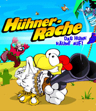 Action-Spiel: Hühner-Rache