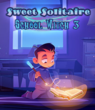 Solitaire-Spiel: Sweet Solitaire: School Witch 3