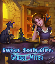 Solitaire-Spiel: Sweet Solitaire: School Witch