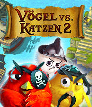 3-Gewinnt-Spiel: Vögel gegen Katzen 2