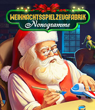 Logik-Spiel: Weihnachtsspielzeugfabrik: Nonogramme