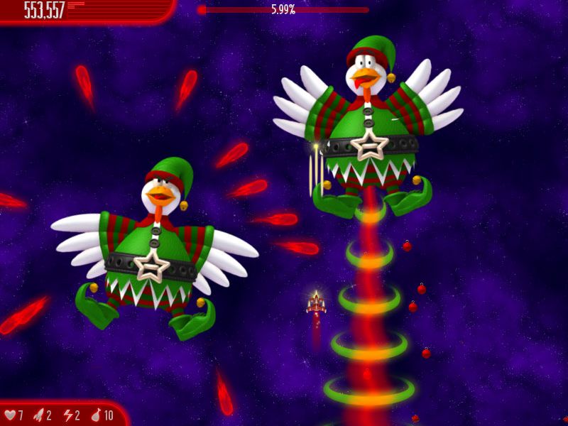 chicken-invaders-4-weihnachtsedition - Screenshot No. 2