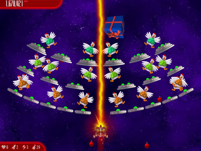 chicken-invaders-4-weihnachtsedition - Screenshot No. 4