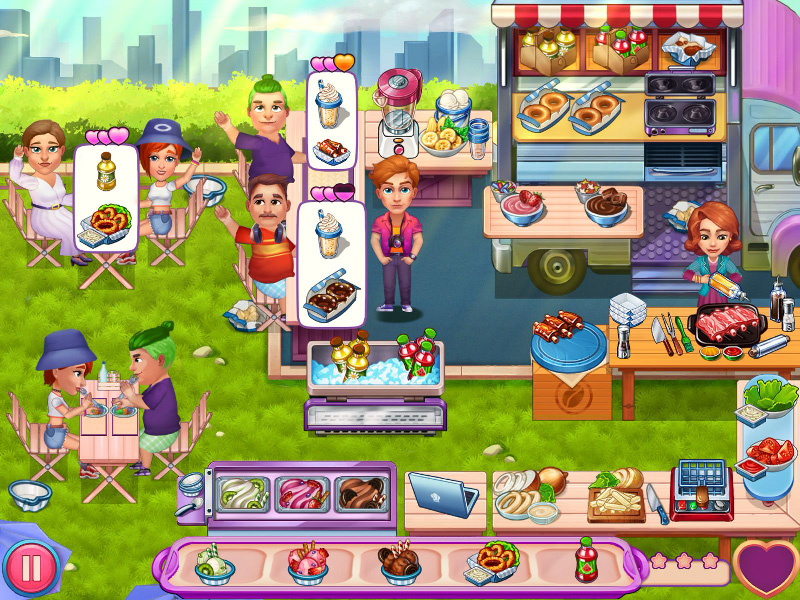 claires-cruisin-cafe-fest-frenzy-sammleredition - Screenshot No. 1