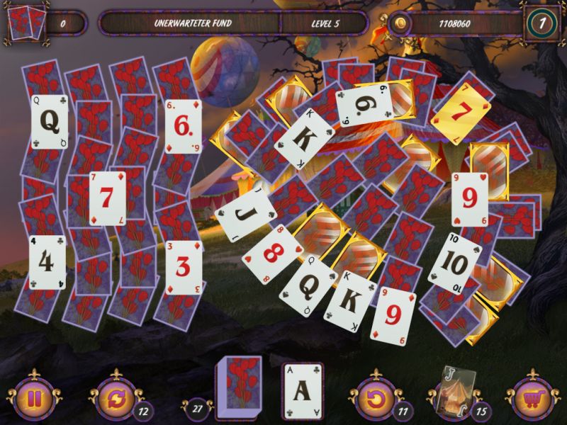 dark-solitaire-mysterioeser-zirkus - Screenshot No. 1