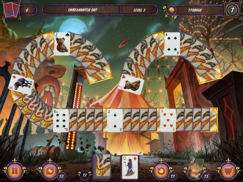 dark-solitaire-mysterioeser-zirkus - Screenshot No. 2