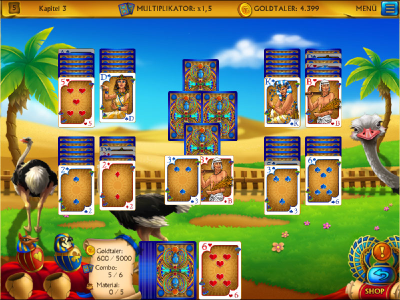 das-artefakt-des-pharao-solitaire - Screenshot No. 2