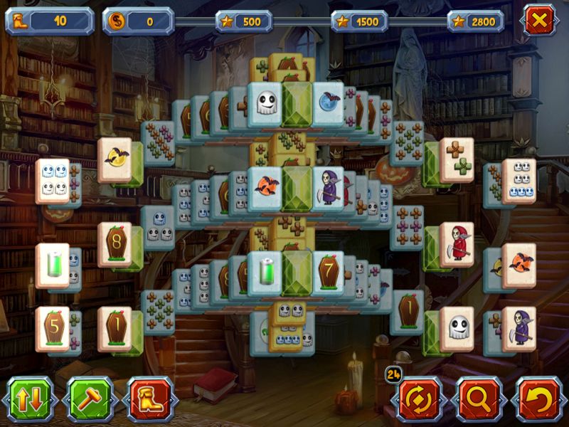 halloween-geschichten-mahjong - Screenshot No. 3