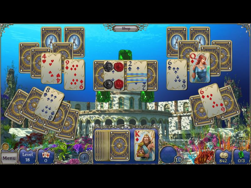 jewel-match-atlantis-solitaire-2-sammleredition - Screenshot No. 1