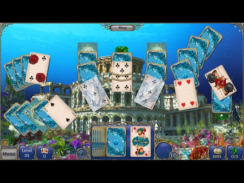 jewel-match-atlantis-solitaire-2 - Screenshot No. 1