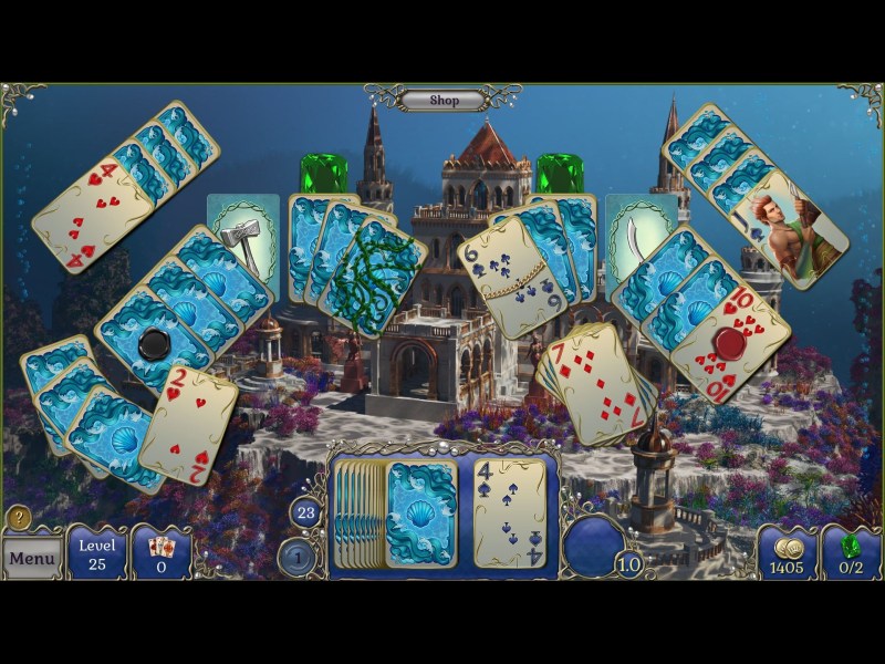 jewel-match-atlantis-solitaire-3 - Screenshot No. 1