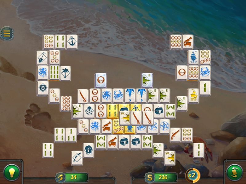 mahjong-gold-2-pirates-island - Screenshot No. 1