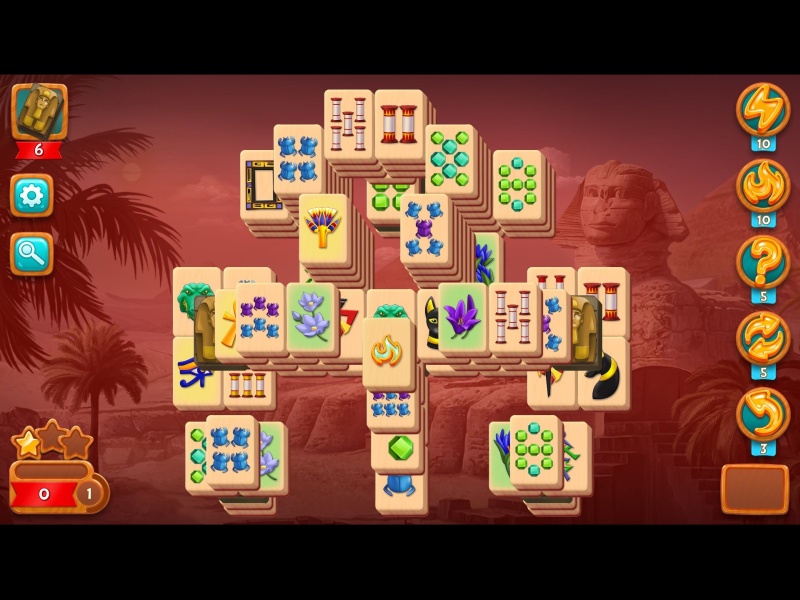 mahjong-riddles-egypt - Screenshot No. 1