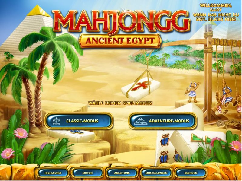 mahjongg-ancient-egypt - Screenshot No. 1