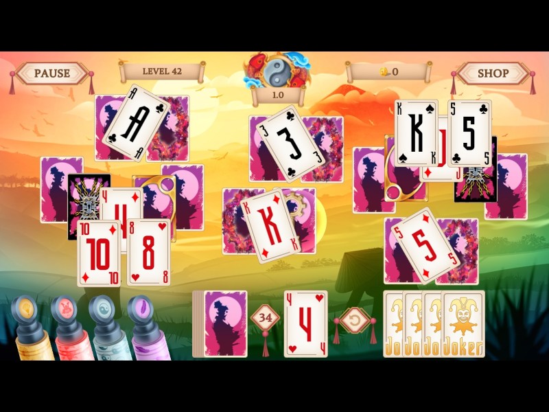 samurai-solitaire-threads-of-fate - Screenshot No. 1