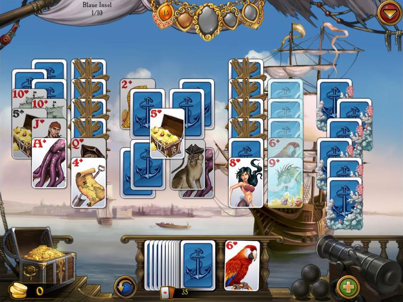 seven-seas-solitaire-ein-karibisches-abenteuer - Screenshot No. 4