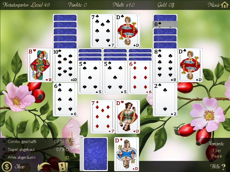 solitaire-beautiful-garden-season - Screenshot No. 1