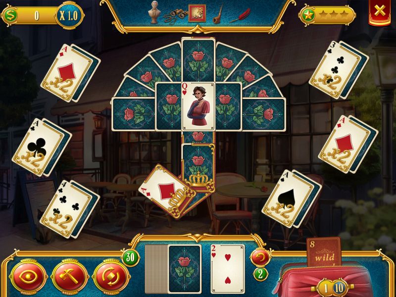 solitaire-detective-falsches-spiel - Screenshot No. 2