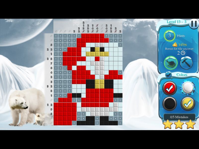 time-twins-mosaics-winter-splash - Screenshot No. 2